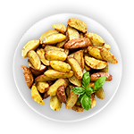 Potato Wedges With Any Sauce 