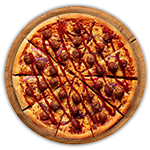 Spicy Meatball Pizza 